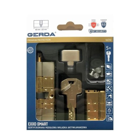 UN WKŁADKA MODUŁOWA EXXO SMART NIKIEL SATYNA M G61/61