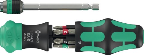 WERA RĘKOJEŚĆ KRAFTFORM Z MAGAZYNKIEM ZINTEGROWANYM , 6 CZĘŚCI