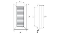 DOSPEL KRATKA WENTYLACYJNA DUO SMART 140*210