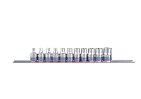 KING TONY KPL.NASADEK GWIAZDKOWYCH 3/8'' 11 CZĘŚCI KRÓTKIE E4-E14