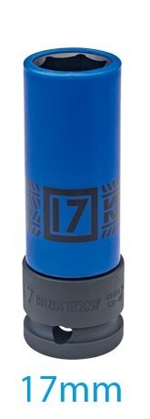 KING TONY NASADKA DŁUGA UDAROWA CIENKOŚCIENNA Z TULEJĄ 1/2'' 17MM*80