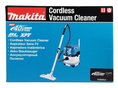 MAKITA ODKURZACZ AKUMULATOROWY 15L 40V XGT 0*AH