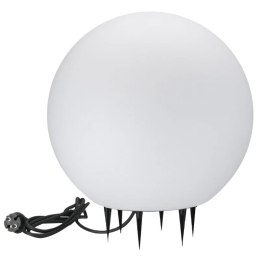 POLUX LAMPA OGRODOWA ARGENTO 40 BIAŁA KULA E27