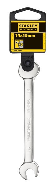 STANLEY KLUCZ PŁASKI ANTI-SLIP 14*15MM