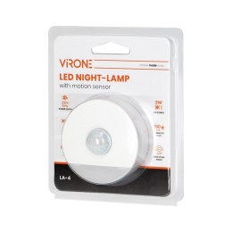 VIRONE LAMPKA NOCNA LED 3W 230V Z CZUJNIKIEM RUCHU