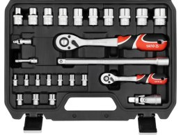 YATO ZESTAW NARZĘDZIOWY 1/4', 1/2' 41 CZĘŚCI