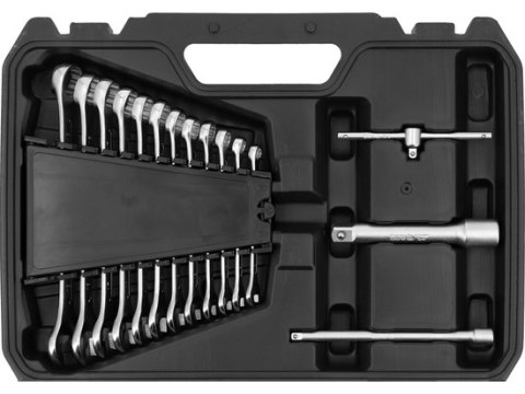 YATO ZESTAW NARZĘDZIOWY 1/4', 1/2' 41 CZĘŚCI