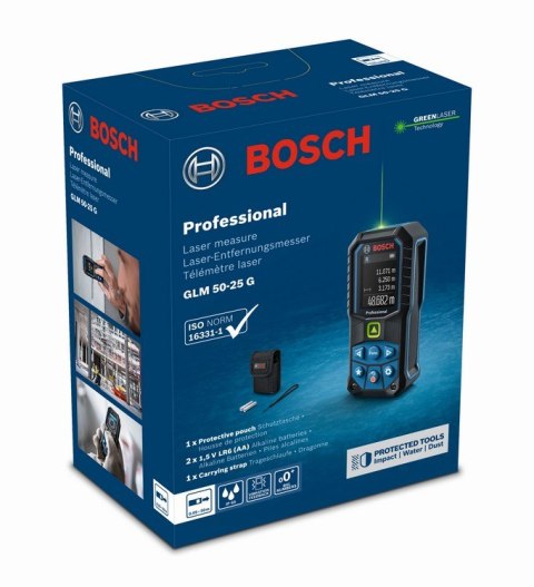 BOSCH DALMIERZ LASEROWY GLM 50-25 G