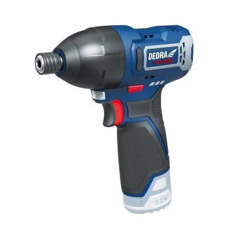 DEDRA KLUCZ UDAROWY AKUMULATOROWY 12V 1/4' 0*AH