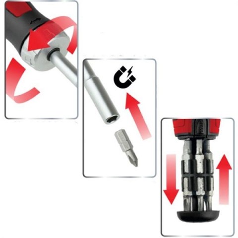 DEDRA MULTI-WKRĘTAK Z GRZECHOTKĄ + BITY