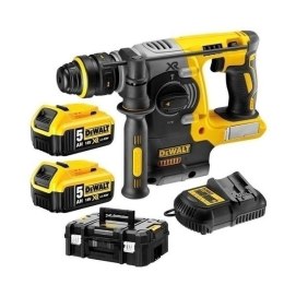 DEWALT MŁOTOWIERTARKA 18V XR BL WYM. UCH. 2*5.0AH TSTAK