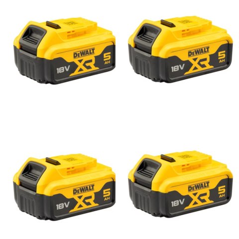 DEWALT ZESTAW NARZĘDZI COMBOKIT TSTAK 18V 4*5.0AH