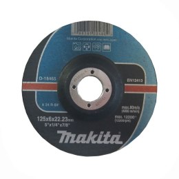 MAKITA TARCZA SZLIFIERSKA DO METALU 125*6MM WYPUKŁA A24R