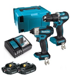 MAKITA ZESTAW COMBO LI-LON 18V LXT DHP487+DTD157 2*2.0AH
