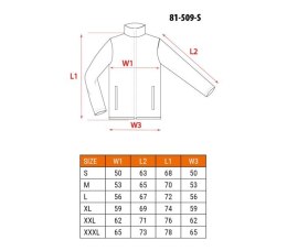 NEO POLAR ROBOCZY BASIC, CZARNY, ROZMIAR L