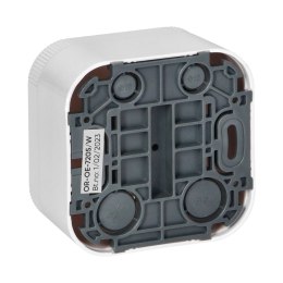 ORNO GNIAZDO POJEDYNCZE N/T TODO 2P+Z IP20, BIAŁY