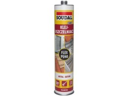 SOUDAL KLEJ USZCZELNIACZ POLIURETANOWY FLEX PU 40 SZARY 300ML
