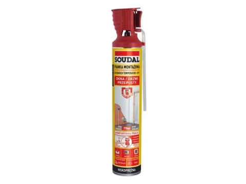 SOUDAL PIANKA MONTAŻOWA WĘŻYKOWA SOUDAL GENIUS GUN 770ML ZIMOWA