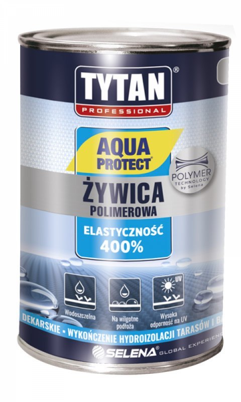 TYTAN ŻYWICA POLIMEROWA AQUA PROTECT 1KG SZARY
