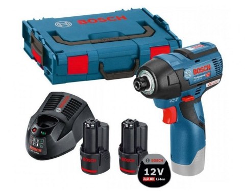 BOSCH KLUCZ UDAROWY AKUMULATOROWY 1/4'' GDR 12V-110 2*3.0AH