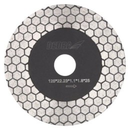 DEDRA TARCZA DIAMENTOWA 125MM PLASTER MIODU