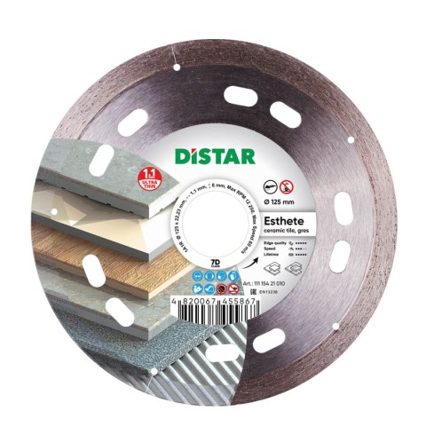 DISTAR TARCZA DIAMENTOWA ESTHETE 125*1,1*8*22,23