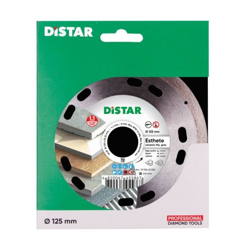 DISTAR TARCZA DIAMENTOWA ESTHETE 125*1,1*8*22,23