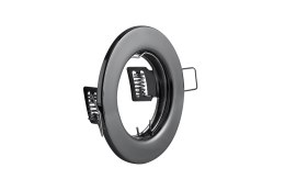 GTV SUFITOWA OPRAWA PUNKTOWA PARMA IP20 OKRĄGŁA CZARNY CHROM