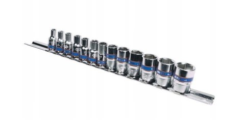 KING TONY KOMPLET NASADEK 1/4''6-KĄTNE 13 SZTUK 4-14MM KRÓTKIE