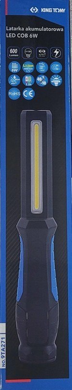 KING TONY LATARKA AKUMULATOROWA LED COB 6W