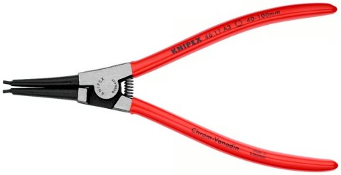 KNIPEX SZCZYPCE DO PIERŚCIENI SEGERA ZEW. PROSTE 210MM, 40-100 MM