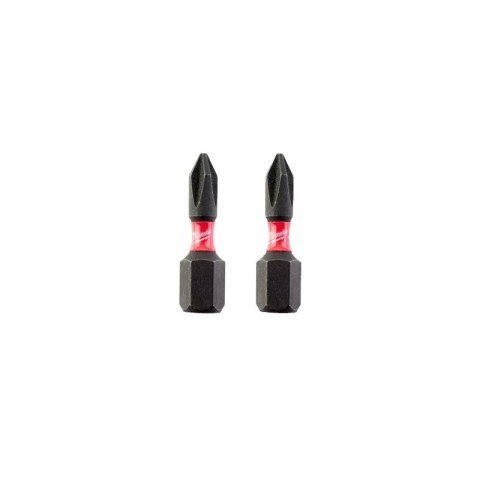 MILWAUKEE BIT, GROT, KOŃCÓWKA SHOCKWAVE PH1 25MM 2 SZT.