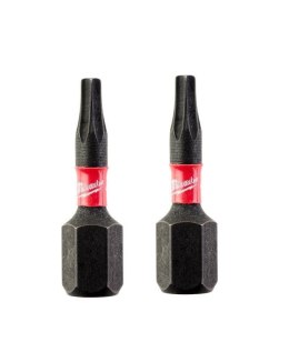 MILWAUKEE BIT, GROT, KOŃCÓWKA TORX TX10 25MM 2 SZT.
