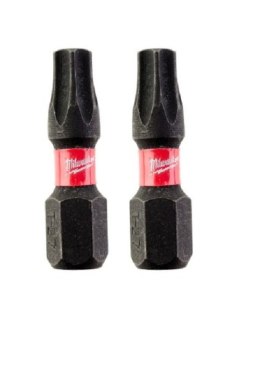 MILWAUKEE BIT, GROT, KOŃCÓWKA TORX TX27 25MM 2 SZT,