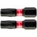 MILWAUKEE BIT, GROT, KOŃCÓWKA TORX TX30 25MM 2 SZT.