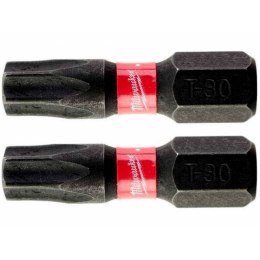 MILWAUKEE BIT, GROT, KOŃCÓWKA TORX TX30 25MM 2 SZT.