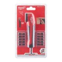 MILWAUKEE KOŃCÓWKA KĄTOWA 1/4'' + BITY
