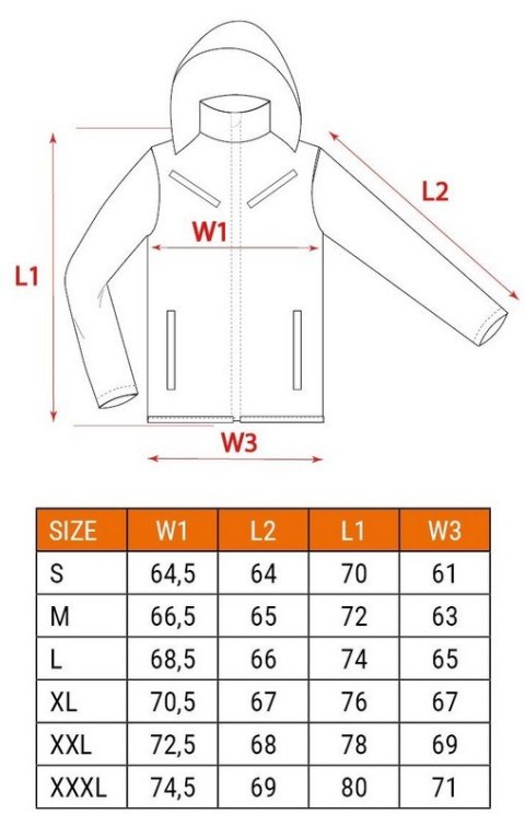 NEO KURTKA ROBOCZA OSTRZEGAWCZA OCIEPLANA POMARAŃCZOWA ROZM. XL