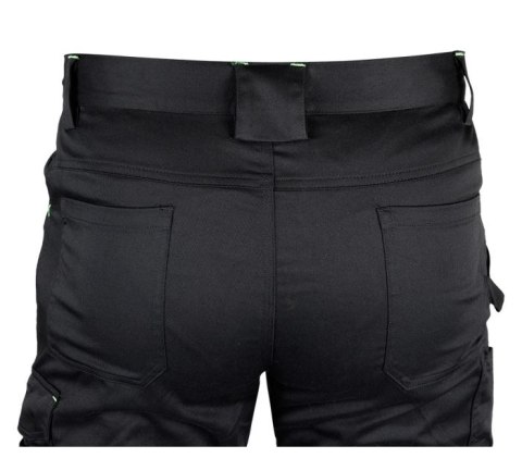NEO SPODNIE ROBOCZE MIX&MATCH CZARNE, ROZMIAR XXL