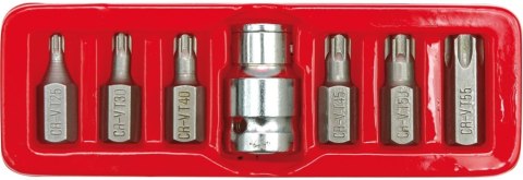 VOREL ZESTAW BITÓW TORX T25-T50 7 SZTUK
