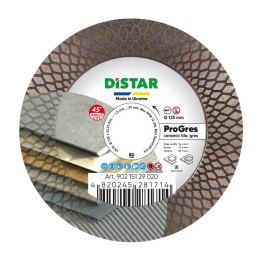 DISTAR TARCZA DIAMENTOWA PRO GRES 125*1,9*8/20*22,23