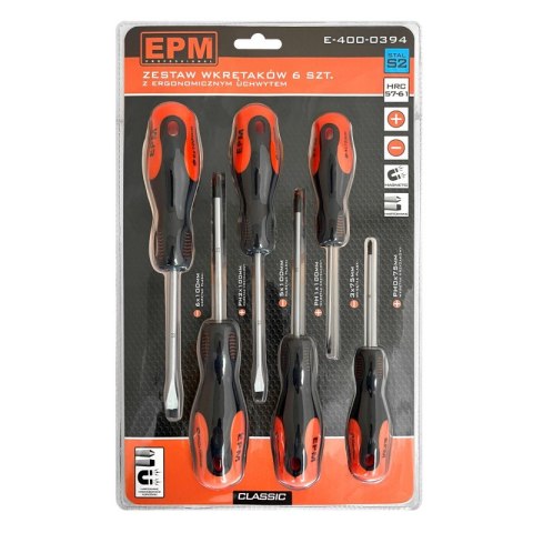 EPM ZESTAW WKRĘTAKÓW 6 SZTUK CLASSIC