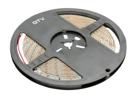 GTV TAŚMA FLASH 2835 600LED BIAŁY CIEPŁY 60W/ 10MM 5M 12V