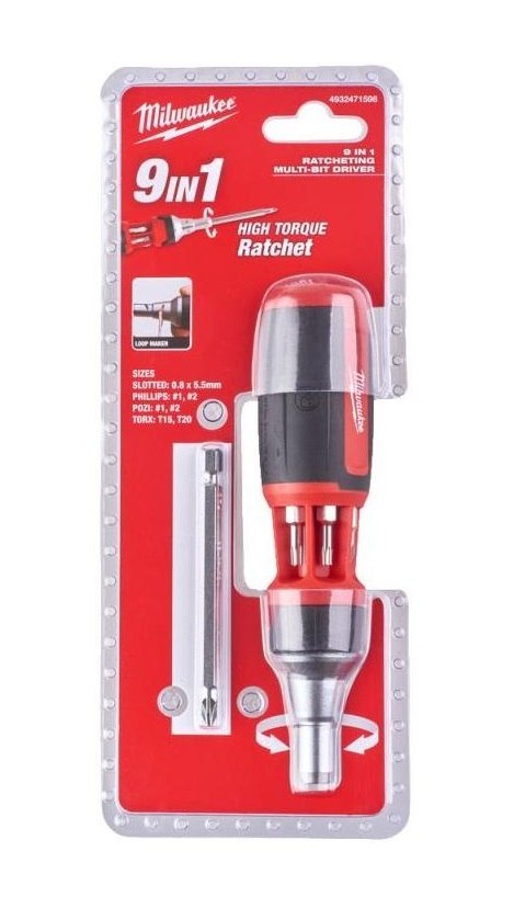 MILWAUKEE MULTI-WKRĘTAK Z GRZECHOTKĄ 9W1