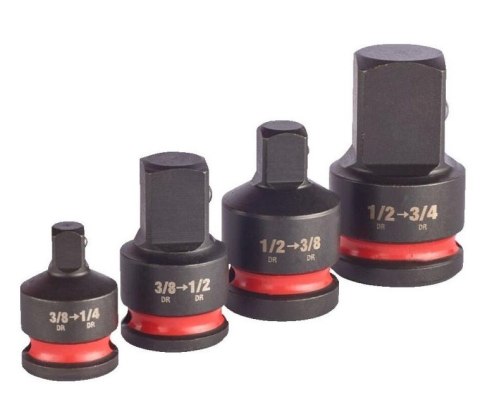 MILWAUKEE ZESTAW ADAPTERÓW DO NASADEK UDAROWYCH 4 SZT.