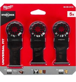 MILWAUKEE ZESTAW BRZESZCZOTÓW DO MUTLINARZĘDZIA 5 SZT.