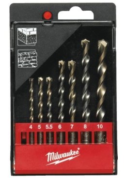MILWAUKEE ZESTAW WIERTEŁ DO BETONU 8 EL.