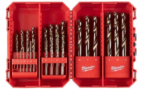 MILWAUKEE ZESTAW WIERTEŁ DO METALU HSS-CO 25 SZT.