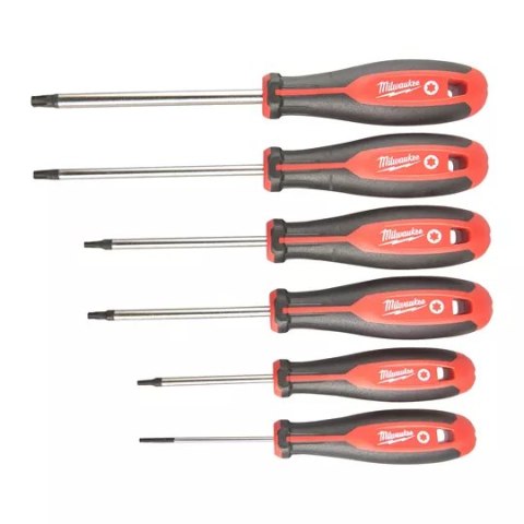 MILWAUKEE ZESTAW WKRĘTAKÓW TORX 6SZT