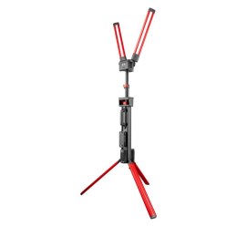 PRO REFLEKTOR LED STOJĄCY SKŁADANY Z POKROWCEM 10000LM 2*50W